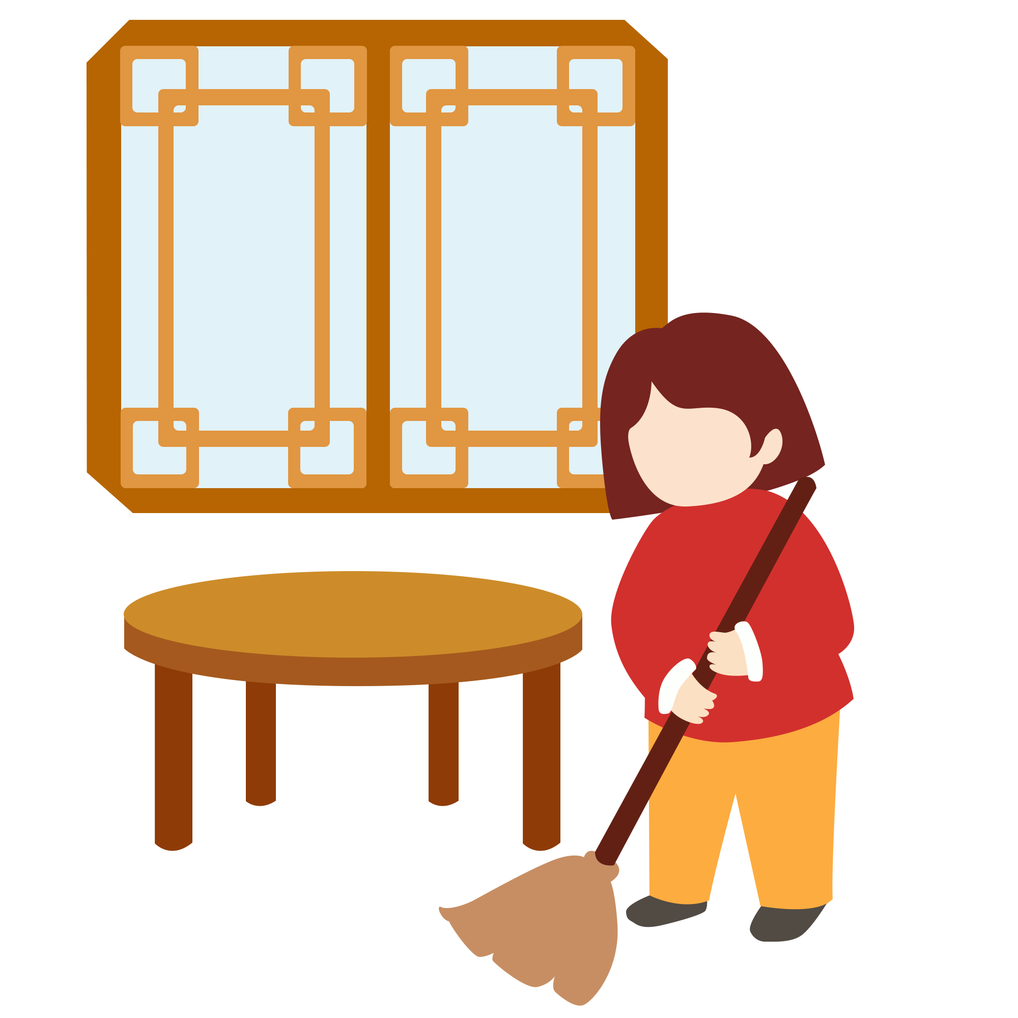 春节大扫除插画创作方法！快速制作技巧！