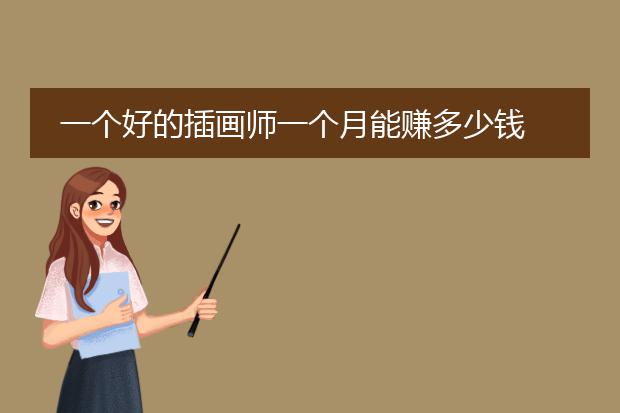 一个好的插画师一个月能赚多少钱