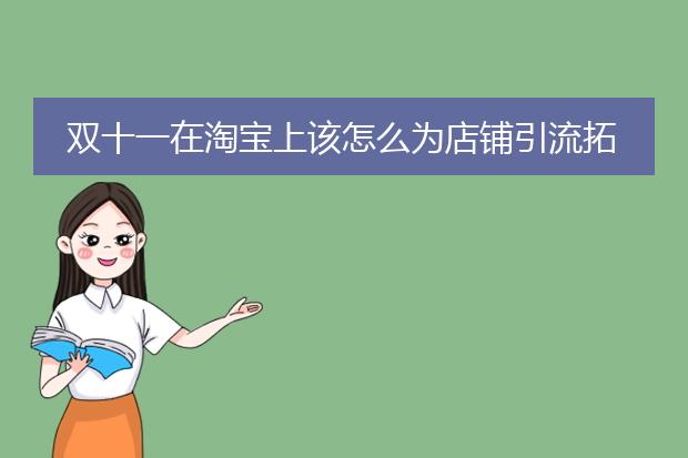 双十一在淘宝上该怎么为店铺引流拓客?