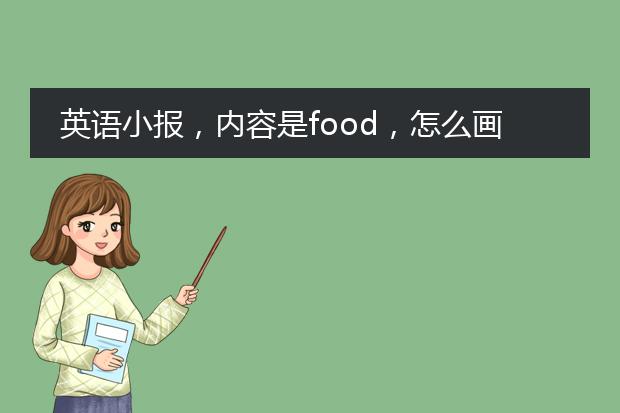 英语小报,内容是food,怎么画?