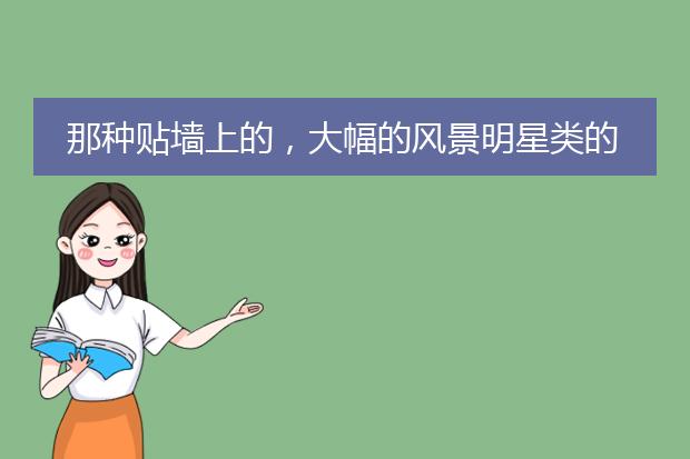 那种贴墙上的,大幅的风景明星类的图纸,的专业名称叫什么来着?
