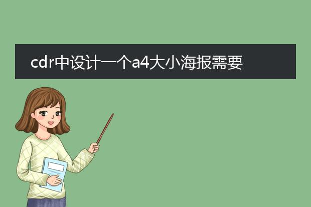cdr中设计一个a4大小海报需要多长时间?