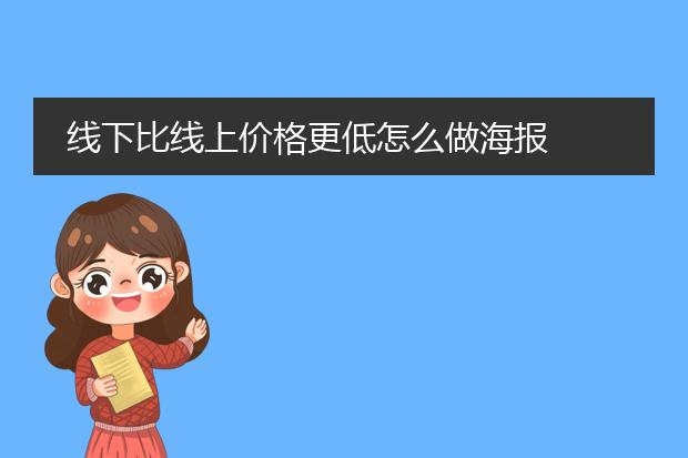 线下比线上价格更低怎么做海报