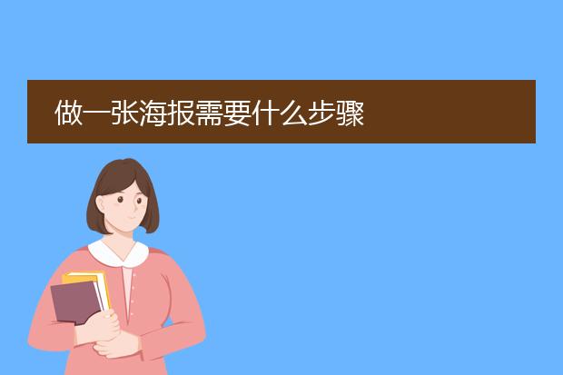 做一张海报需要什么步骤