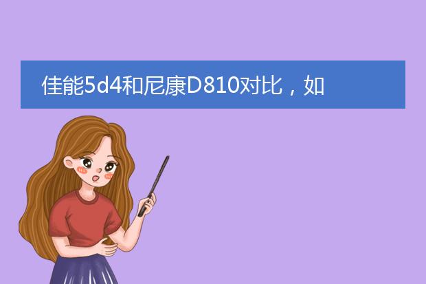 佳能5d4和尼康D810对比,如果用拍摄微电影,企业宣传片哪个更加合适?