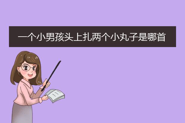 一个小男孩头上扎两个小丸子是哪首诗