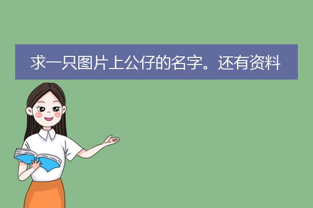 求一只图片上公仔的名字。还有资料。