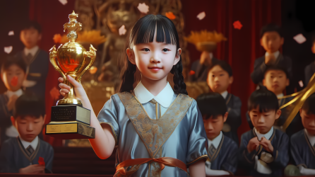 中国女孩获奖摄影图片