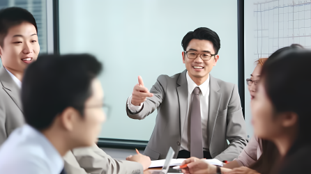 商务办公总结会议高清图