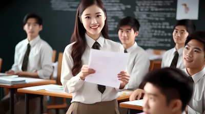 女生获奖班级同学鼓掌的真实摄影图片