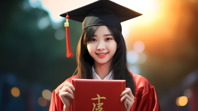 博士毕业典礼摄影图片