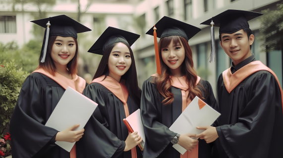 毕业季同学合影留念高清图
