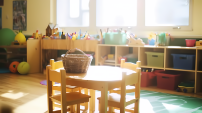 幼儿园教室玩具摄影图片