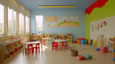 幼儿园教室玩具摄影图