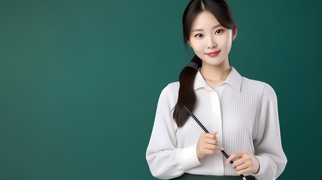 职业女性女教师形象图版权图片下载