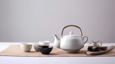 黑白茶具典雅高清图