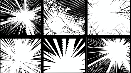 日本漫画创作线条背景高清图