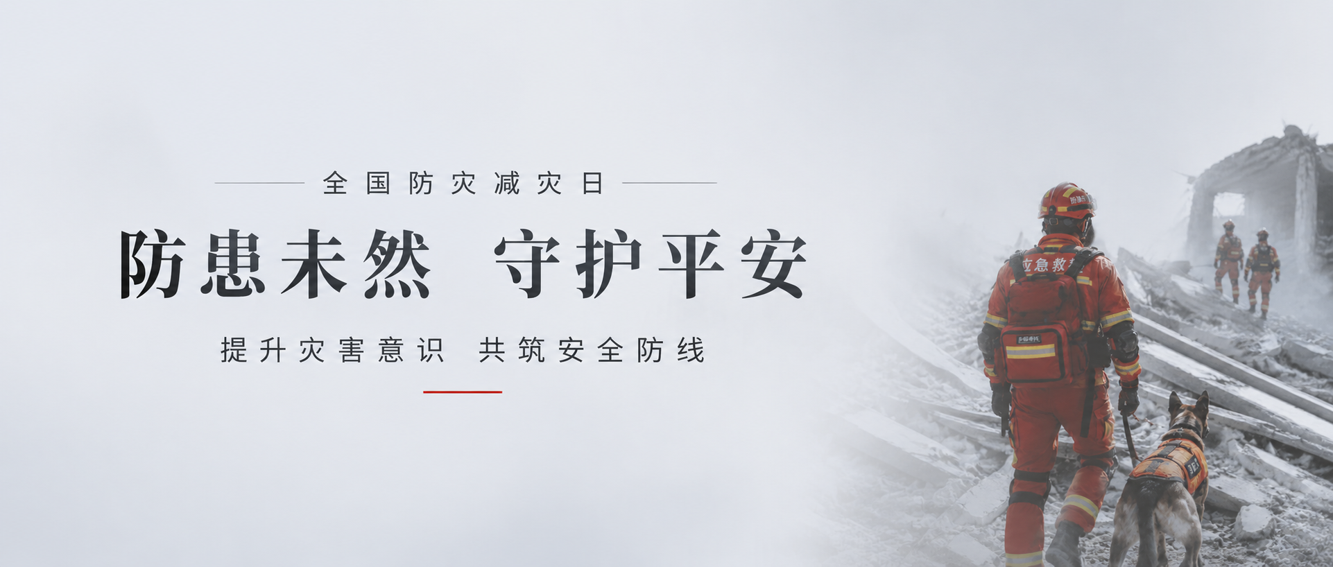 全国防灾减灾日微信公众号首图