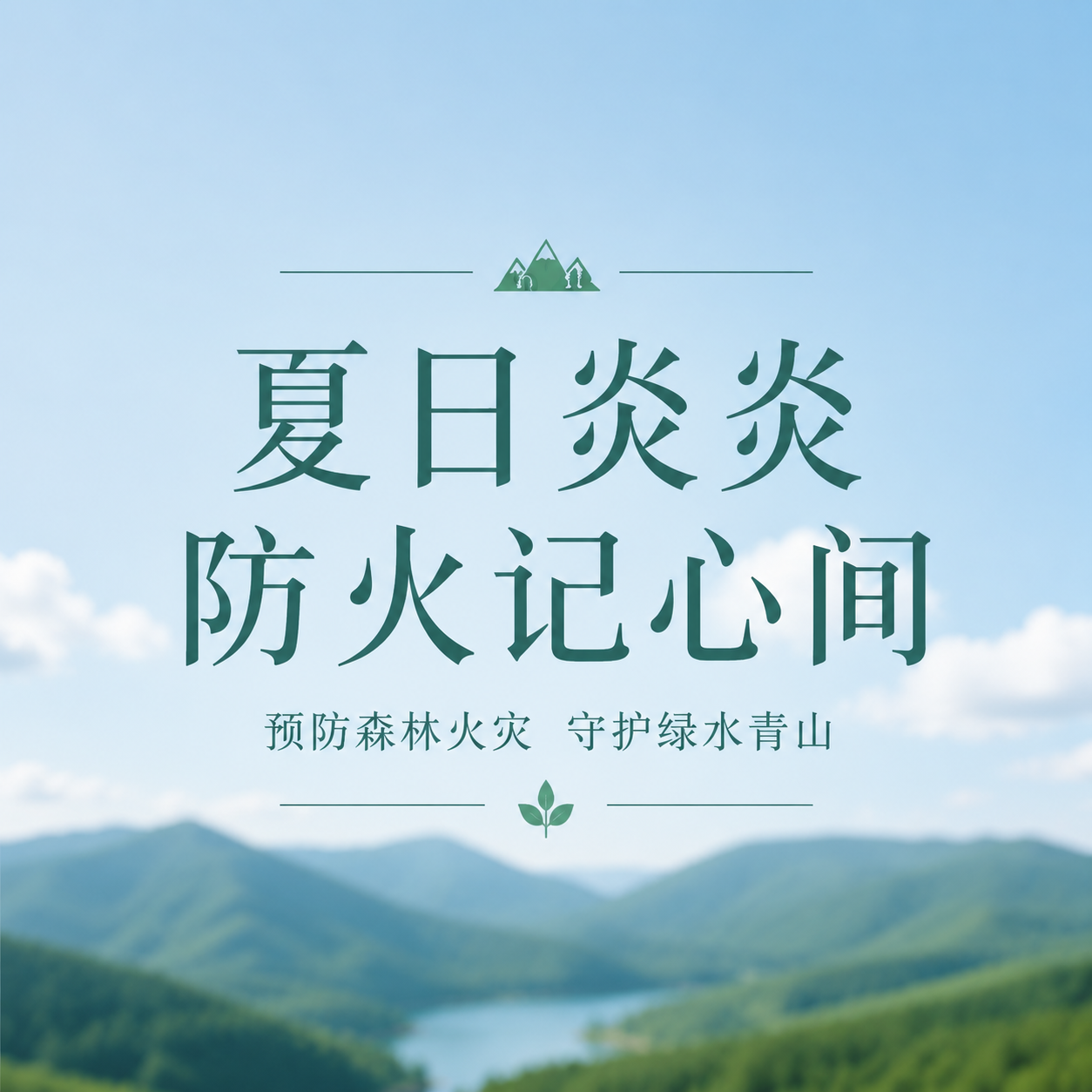 夏日炎炎预防火灾微信公众号次图