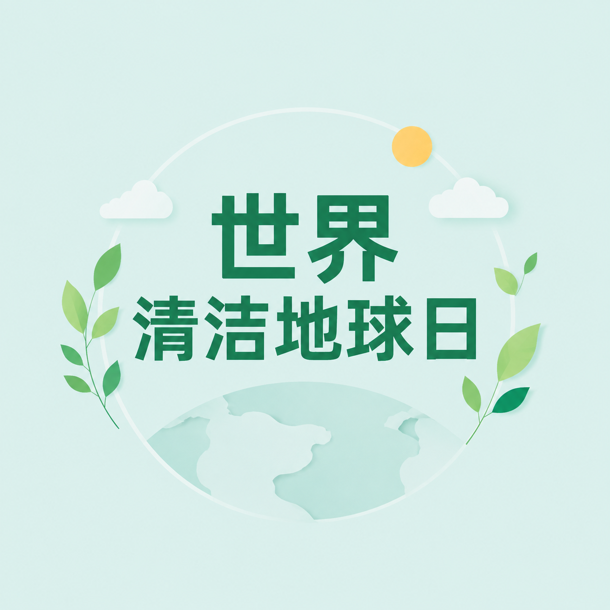 世界清洁地球日守护地球微信公众号次图