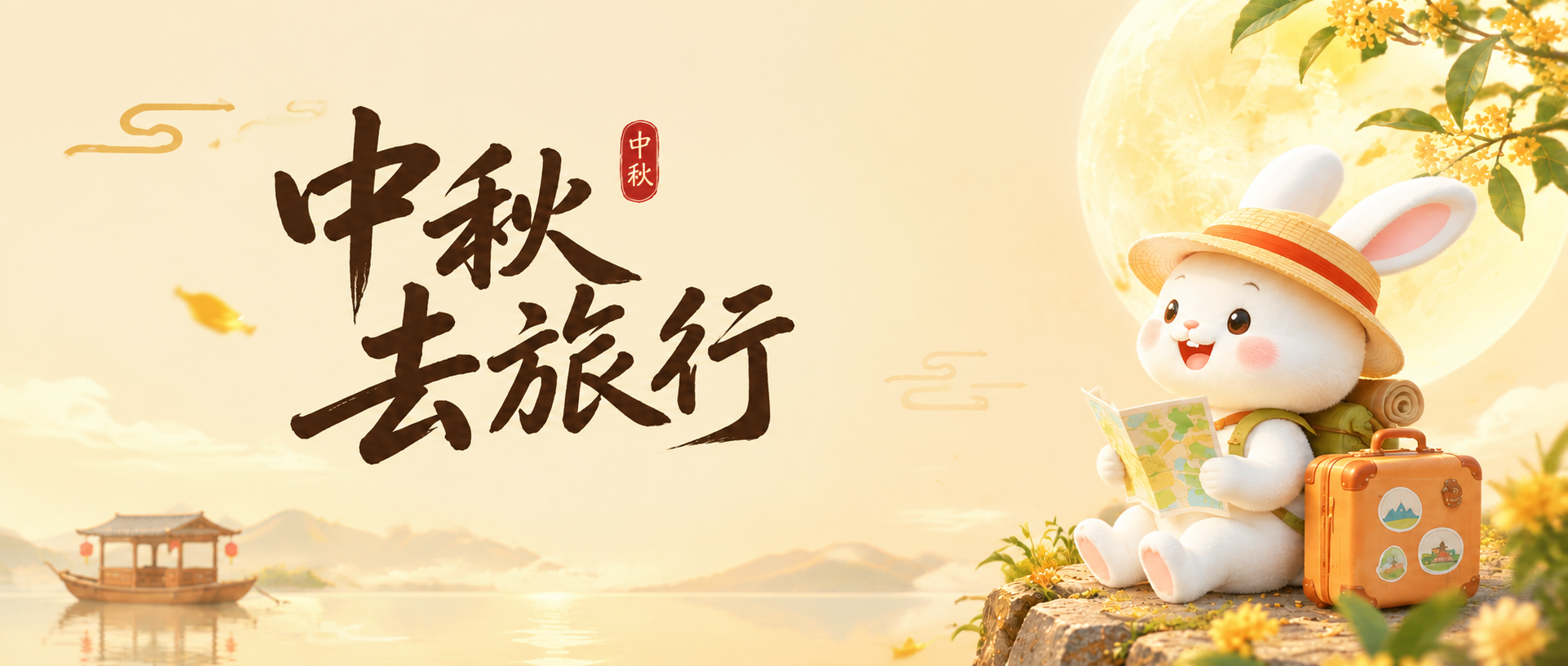 中秋旅游路线推荐微信公众号首图