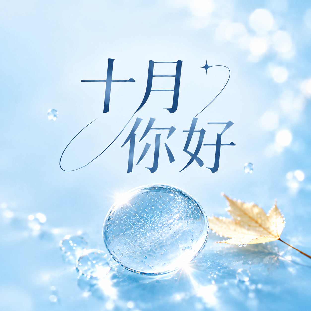遇见十月遇见更好自己微信公众号次图