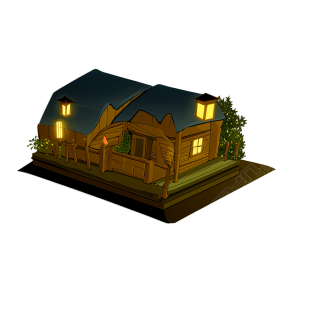 夜景插画素材