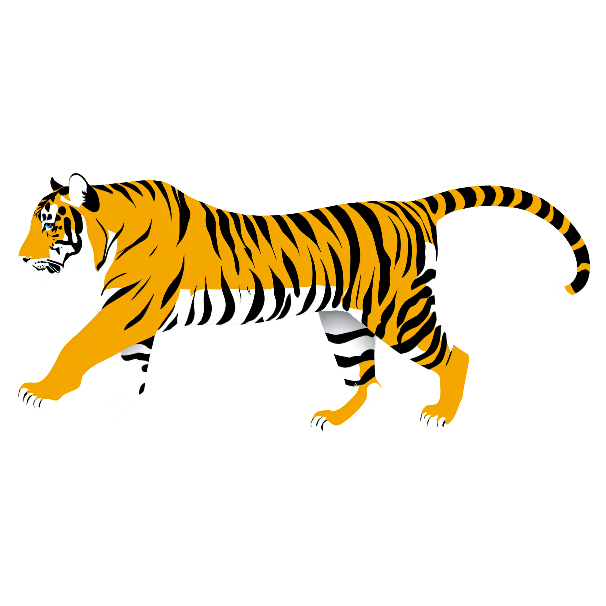 虎插画素材