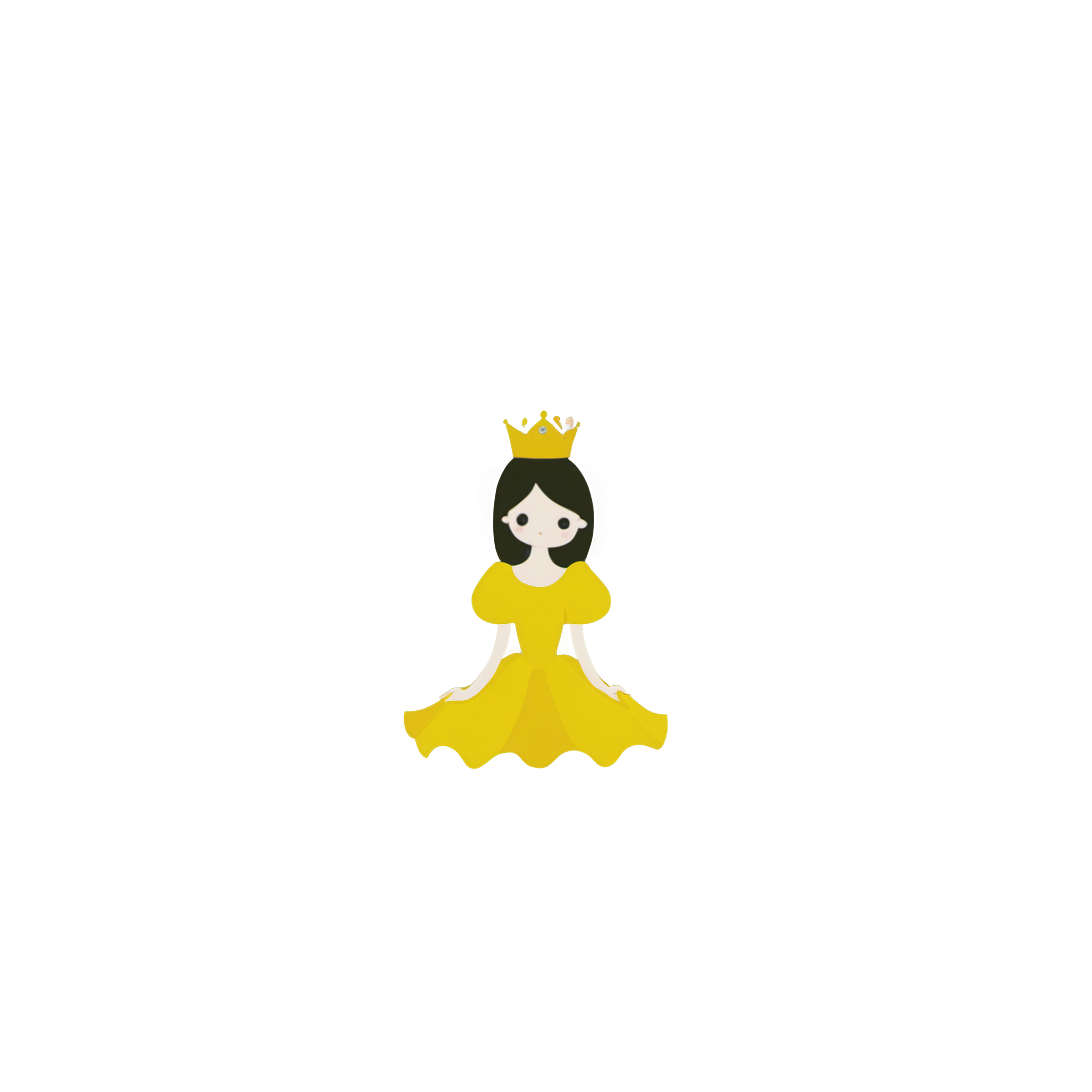 公主插画素材