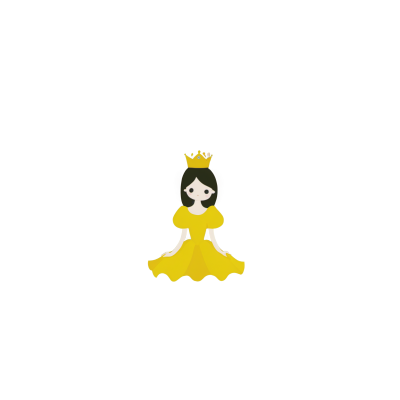 公主插画素材