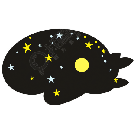 夜晚插画素材收集