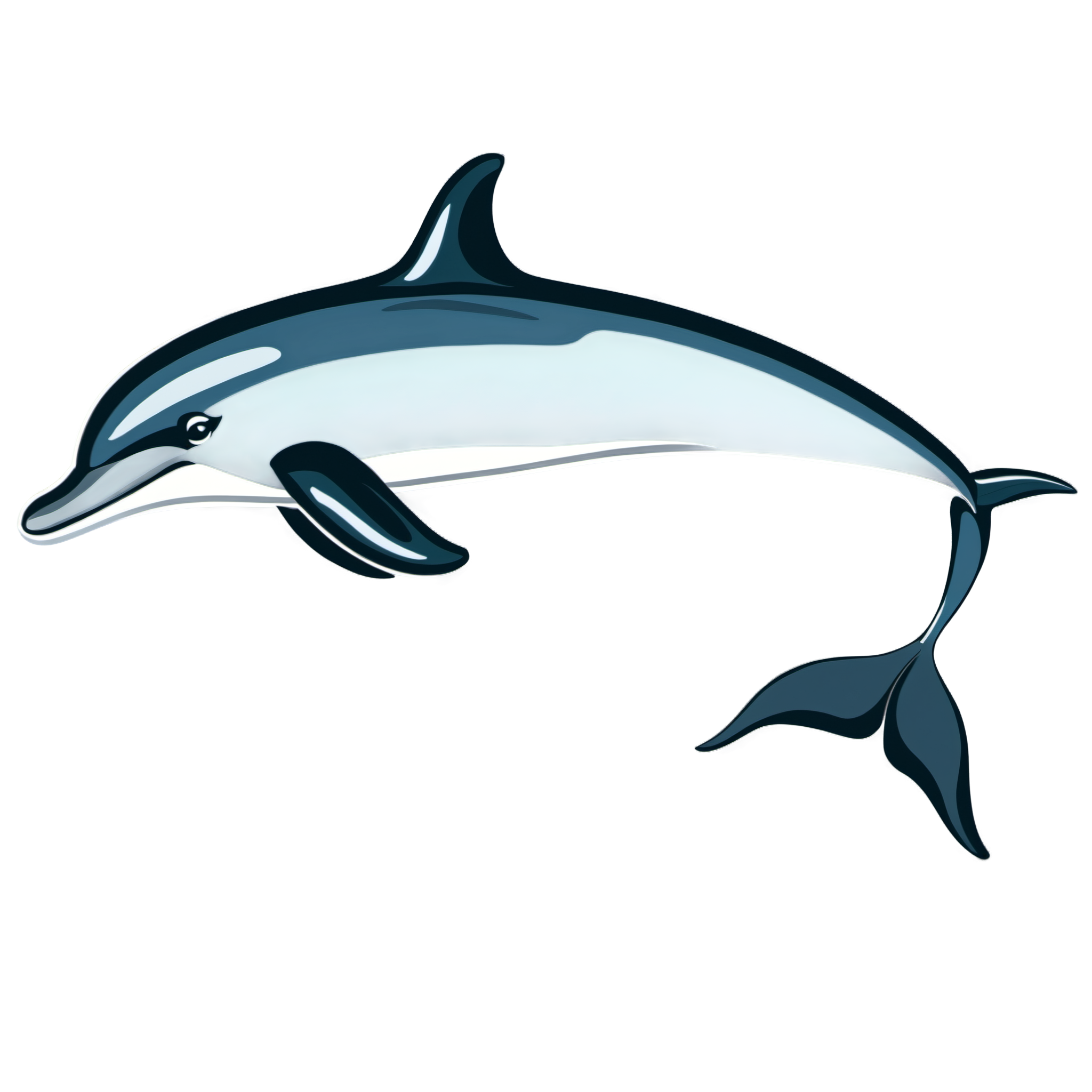 精美海豚插图素材