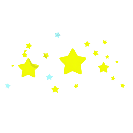 星空插画素材