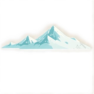 雪山插图素材下载