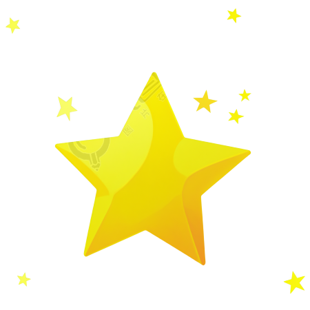 星星插画素材