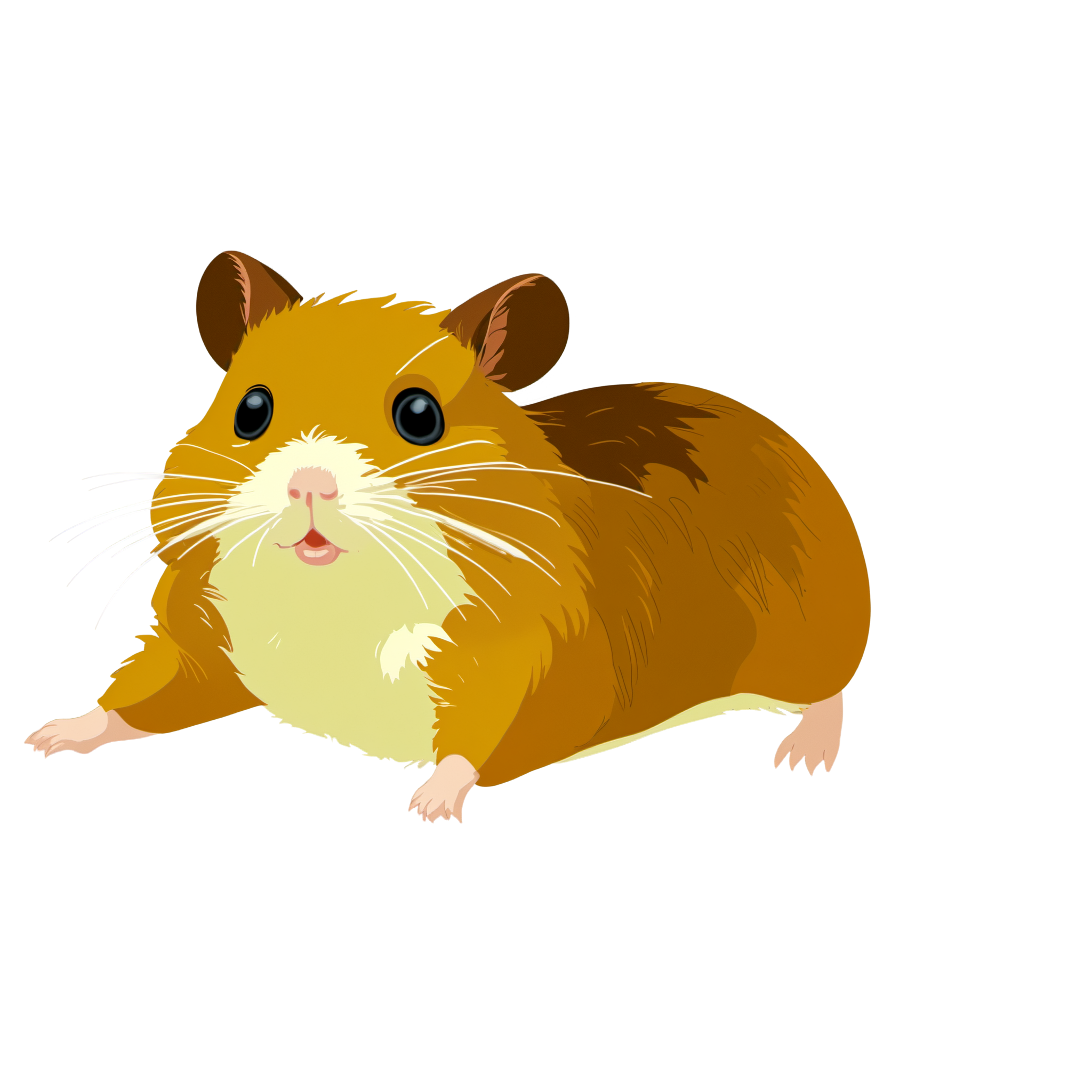 可爱仓鼠插图素材