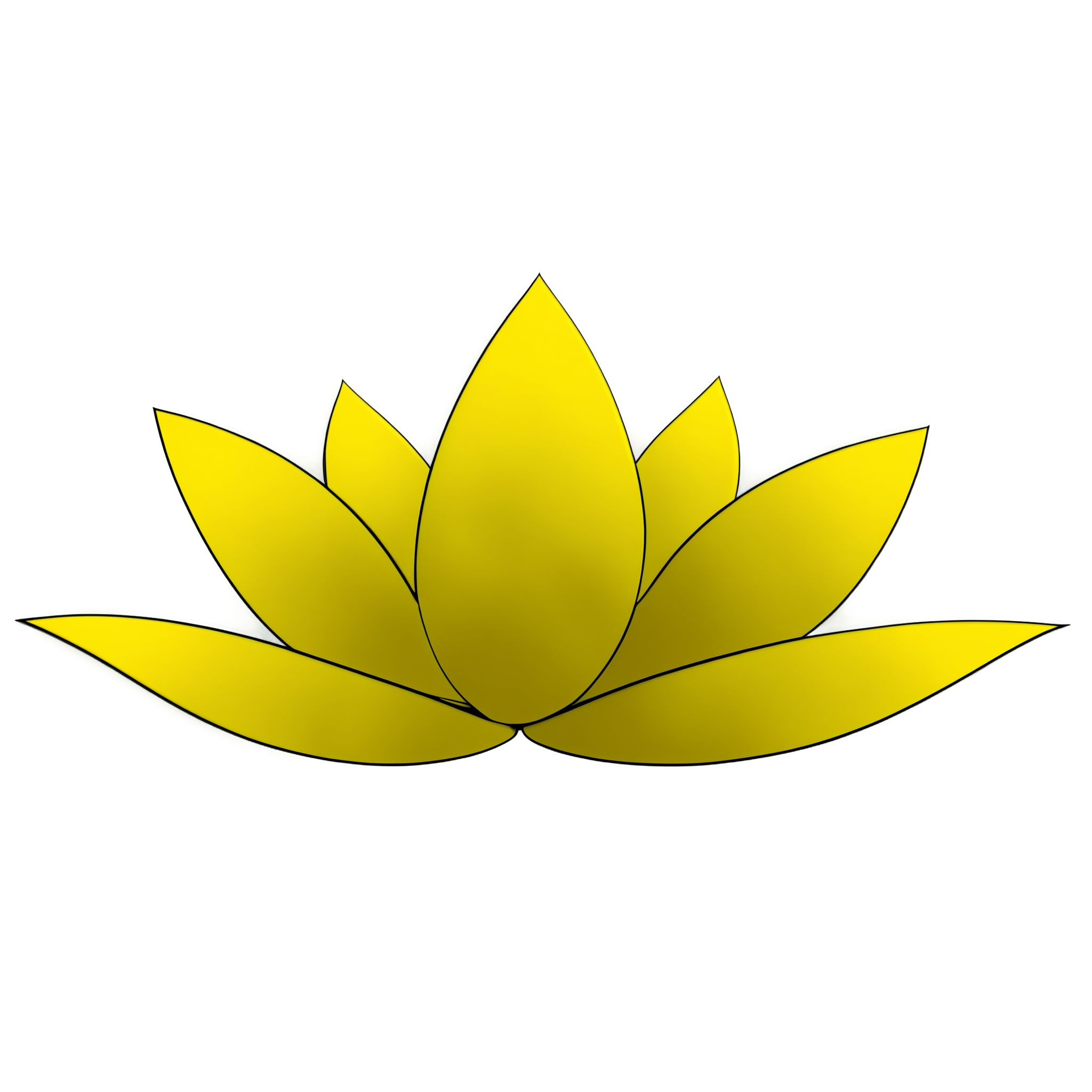 莲花插画素材
