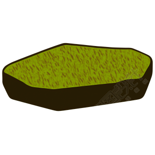 插画石PNG素材