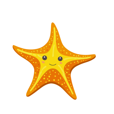 星鱼插画图片素材