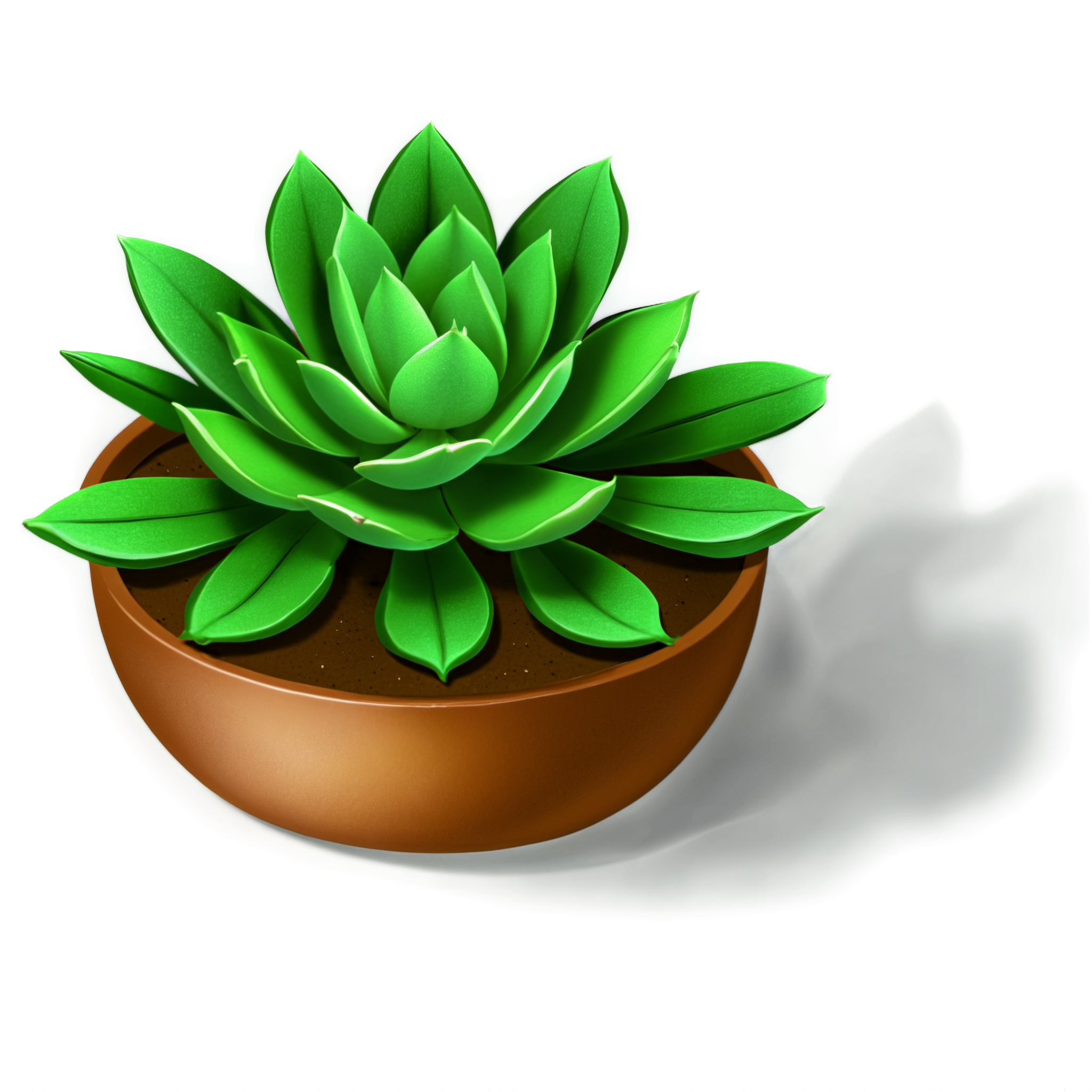 多肉植物插画素材