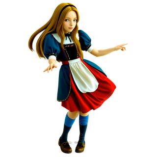 Alice插画素材图片分享