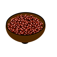 红豆插图素材