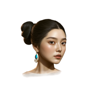 古风美人插画素材