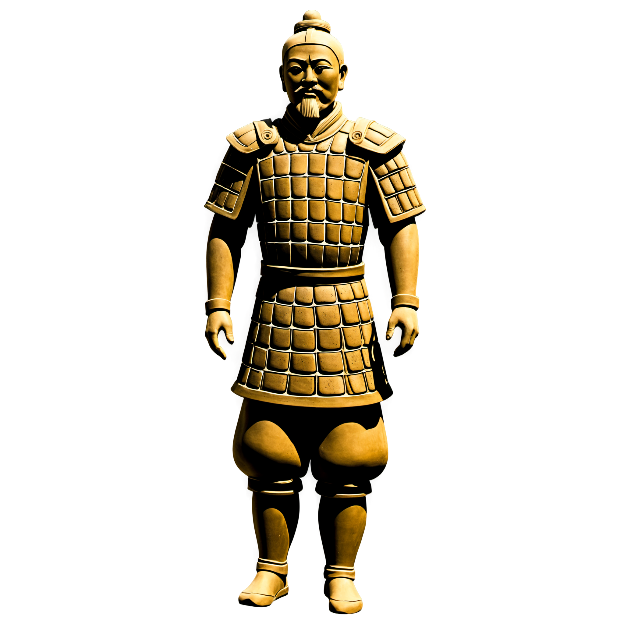 秦兵马俑的插图素材