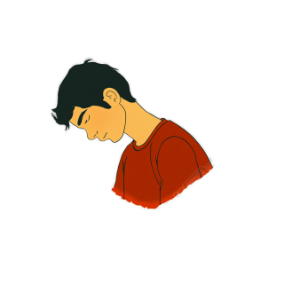 父爱插画素材