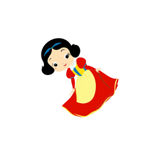 白雪公主插图素材