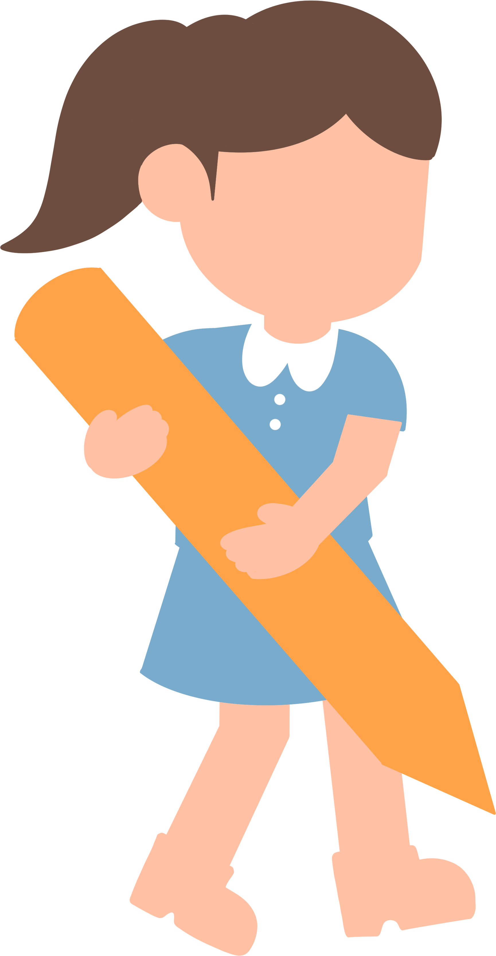 小女孩的插画如何绘制?
