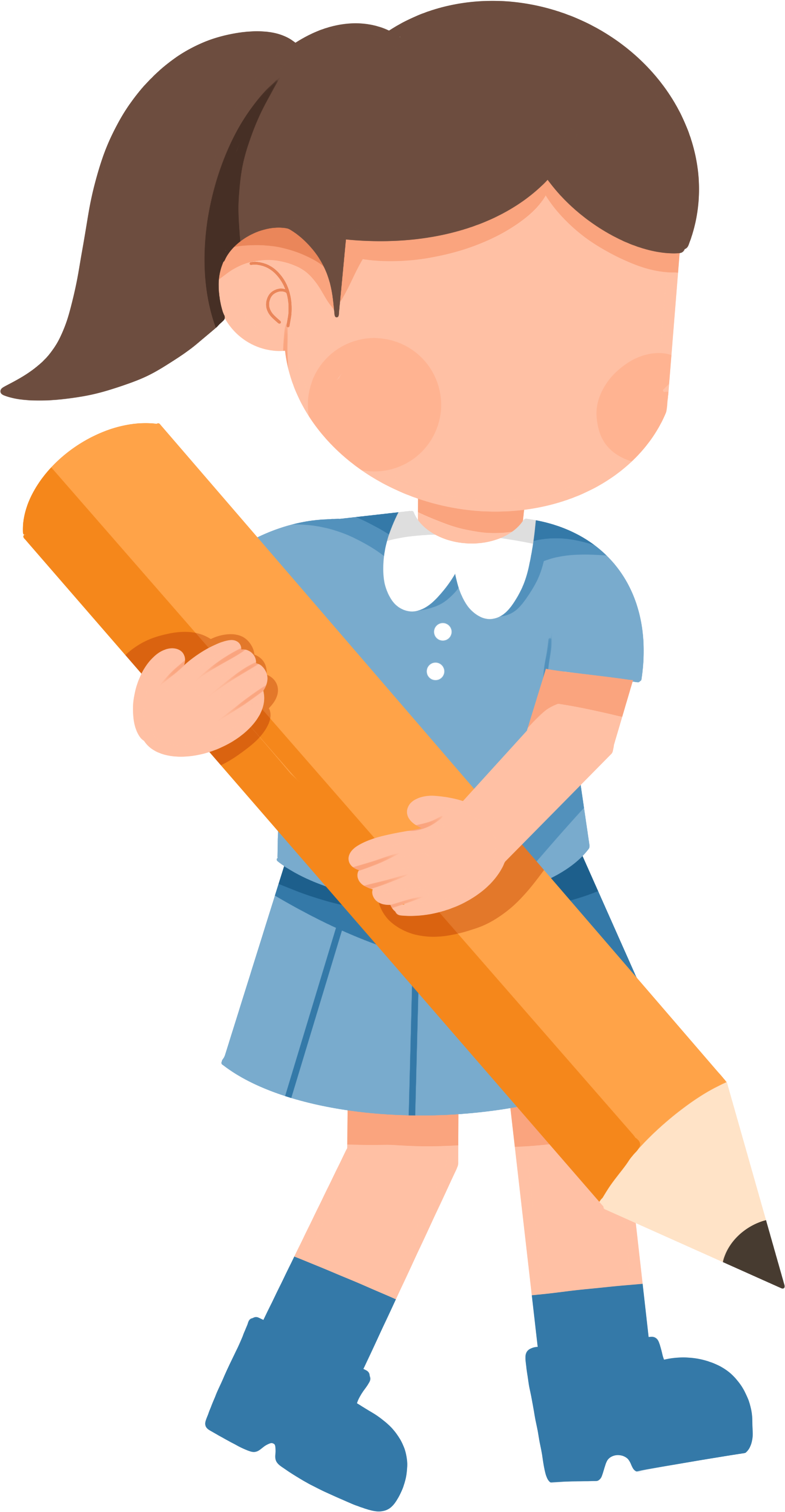 小女孩的插画如何绘制?
