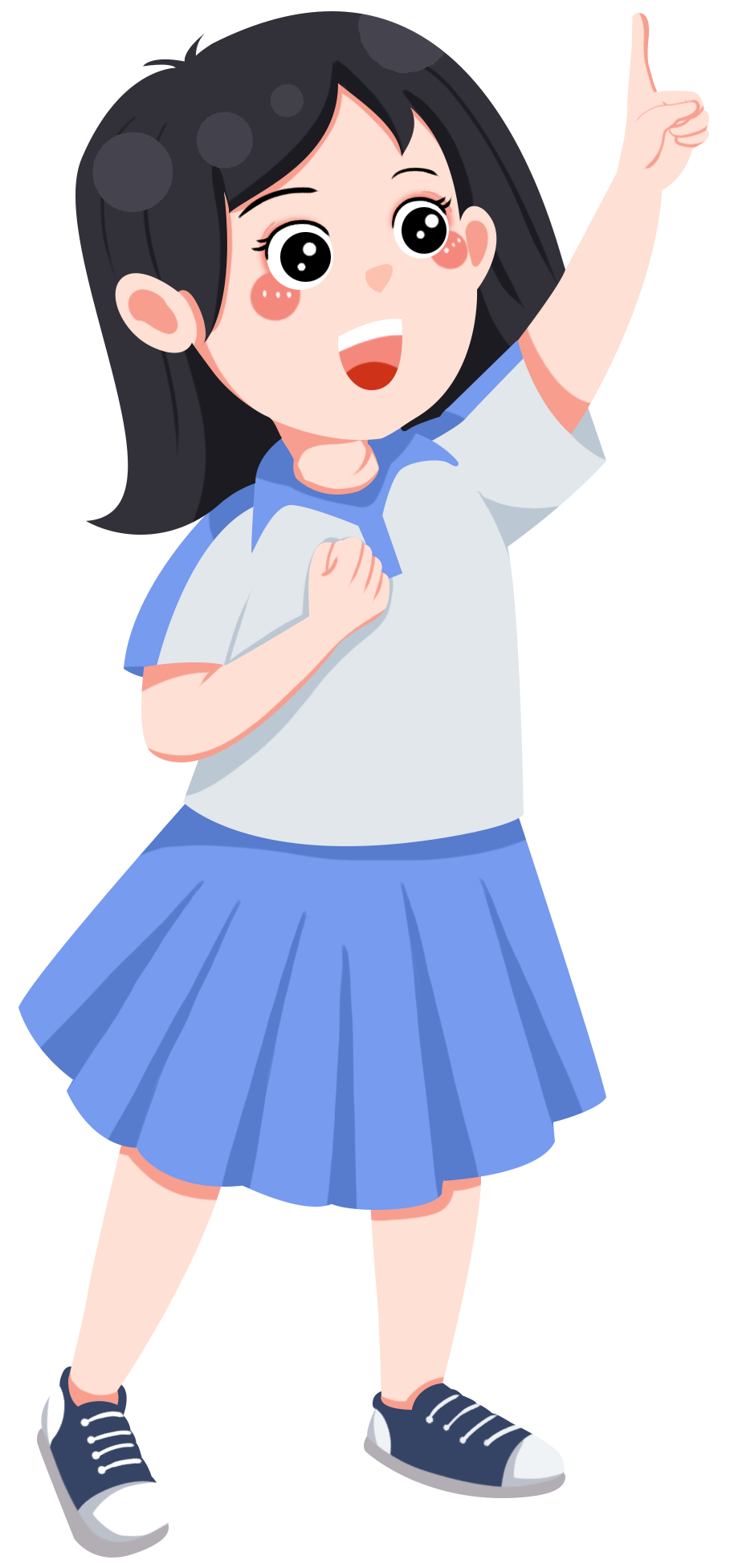学生照片素材怎么画？