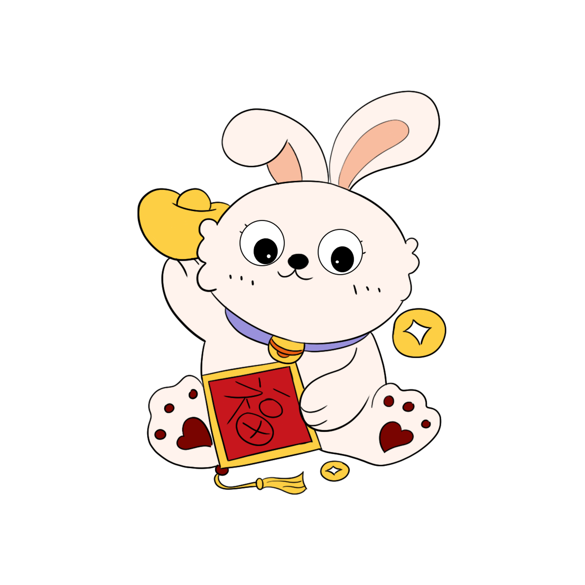 兔年形象图片素材高清制作方法！
